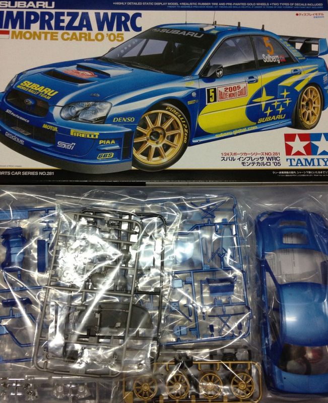 Tamiya 24281 1/24 Subaru Impreza WRC Monte Carlo '05
