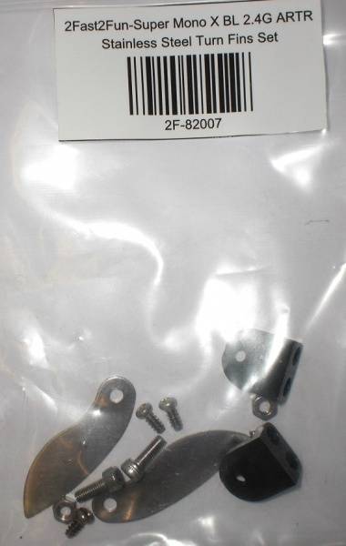 82007 - Stainless Steel Turn Fins Set-Super Mono X