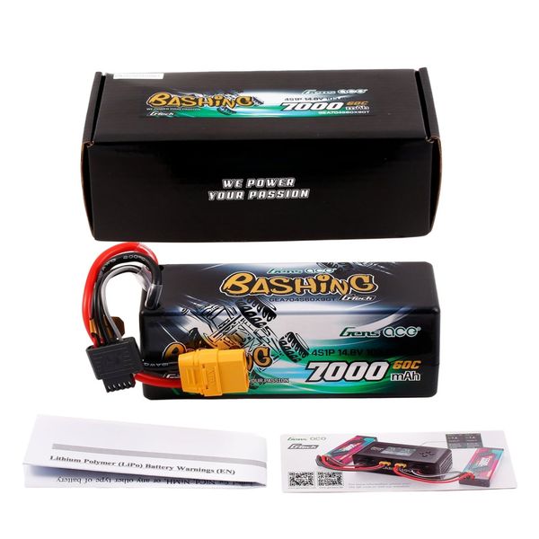 4s 7000mAh - 60C - Gens Ace Bashing G-Tech XT90-EC5
