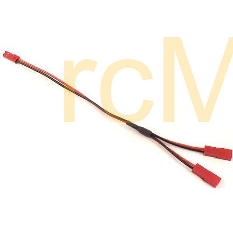 WPT-0037 - 20cm JST Hann til Y-Kabel 2 x Hunn JST