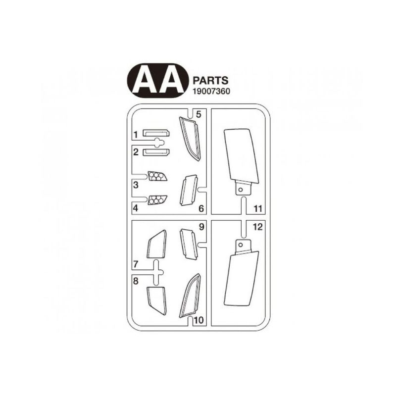 Tamiya 19007360 - AA Parts Scania 770 56368-56371