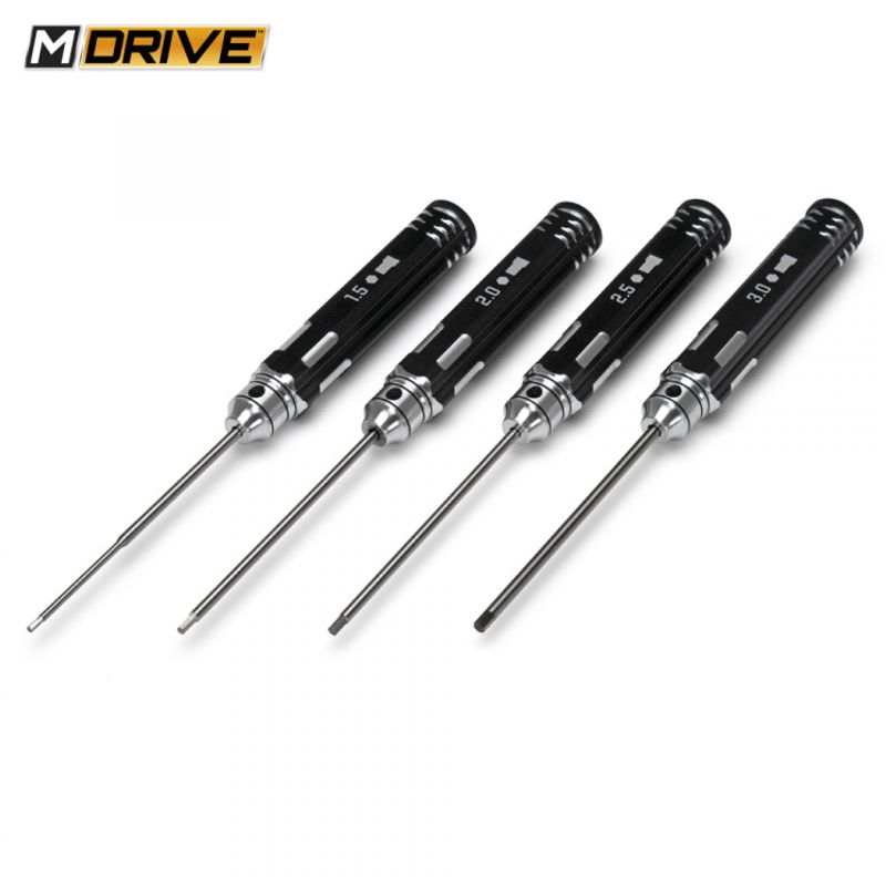 MDrive - Unbrako Nøkkelsett 1.5-2-2.5-3mm(MD20000)