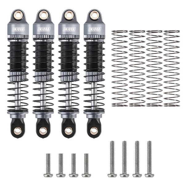 INJORA 53mm Aluminum Oil Shocks for 1/18 TRX4M (4)