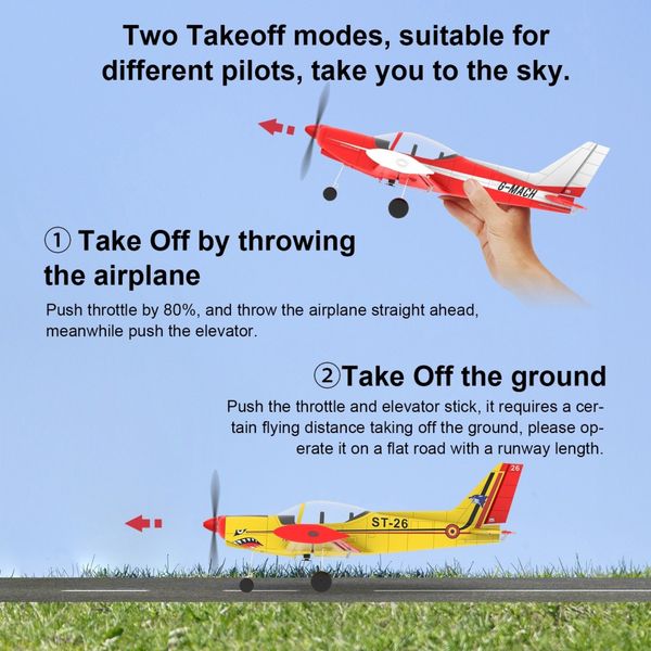 Top RC Hobby Mini SF260&nbsp;450mm Gyro 4 kanaler RTF