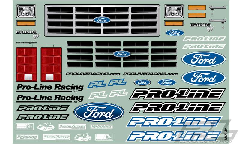 PRO3472-00 - 1981 Ford Bronco Clear Body 313mm Wheel base