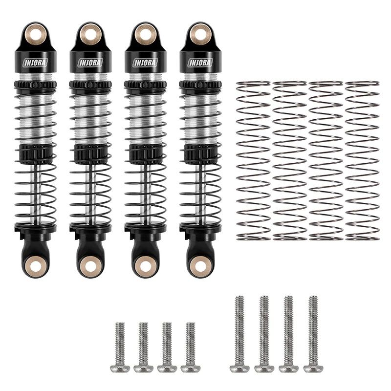 INJORA 53mm Aluminum Oil Shocks for 1/18 TRX4M (4)