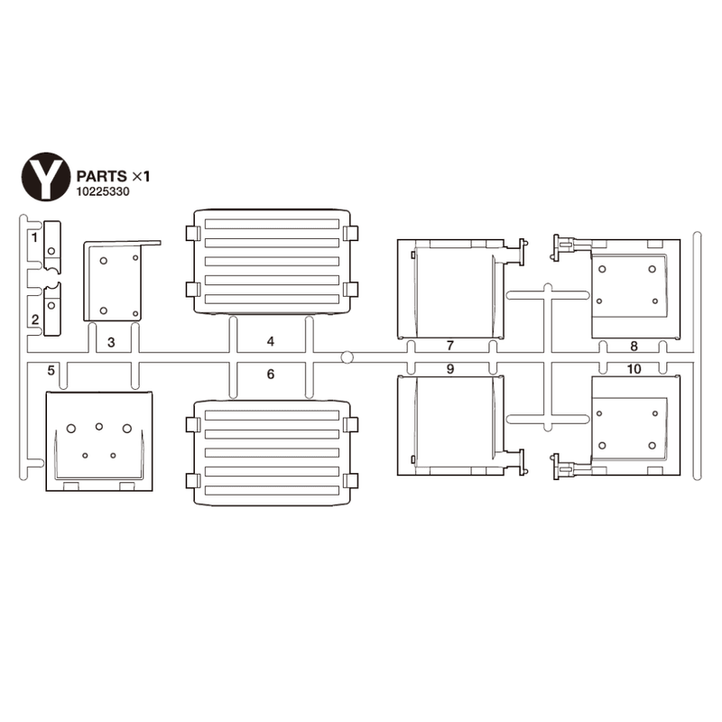 Tamiya 10225182 - Y-Parts Scania 56323-56327 (1)
