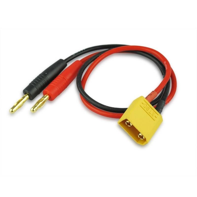 Bronto Ladekabel med XT-90 plugg til 4mm bananplugger (XT90)