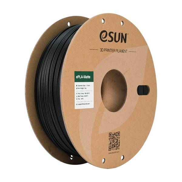 eSUN ePLA Matt 1.75mm 1kg - Deep Black