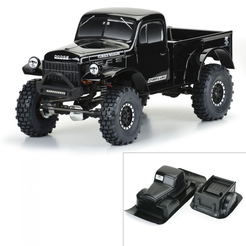 PRO3499-18 - 1946 Dodge Power Wagon Black Body 313mm Wheelbase