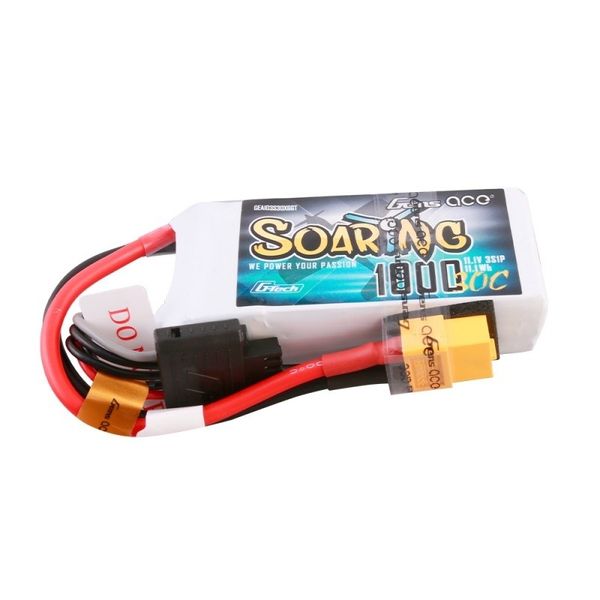 3S 1000mAh - 30C - Gens Ace Soaring G-Tech XT60