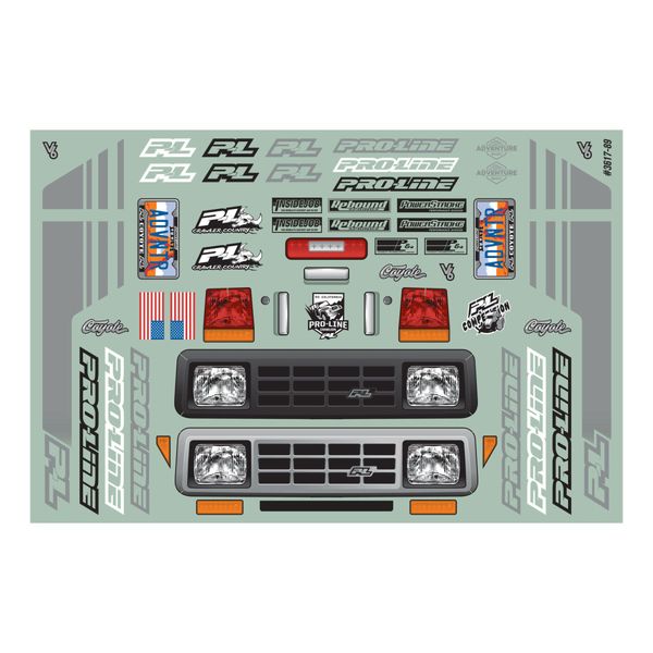 PRO361700 - 1/10 Coyote HP Clear Body 12.3" Wheelbase Crawlers