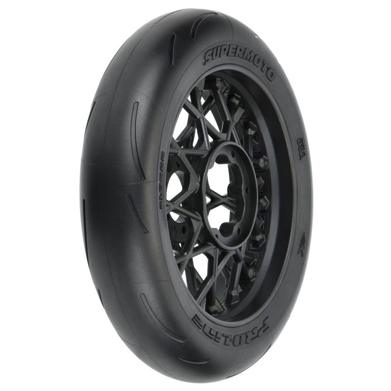 1/4 Supermoto S3 Motorsykkelhjul (Foran) MTD Svart (1)