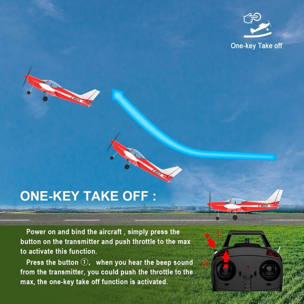 Top RC Hobby Mini SF260&nbsp;450mm Gyro 4 kanaler RTF
