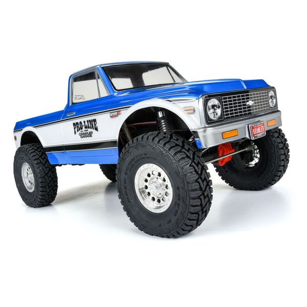 PRO360400 - 1/10 1972 Chevy K-10 Clear Body 12.3" Wheelbase Crawlers