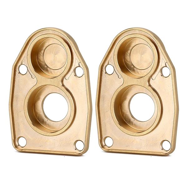 INJORA 11g Heavy Duty Brass Portal Steering Knuckle Cap C for Axial SCX10 III Capra 1.9