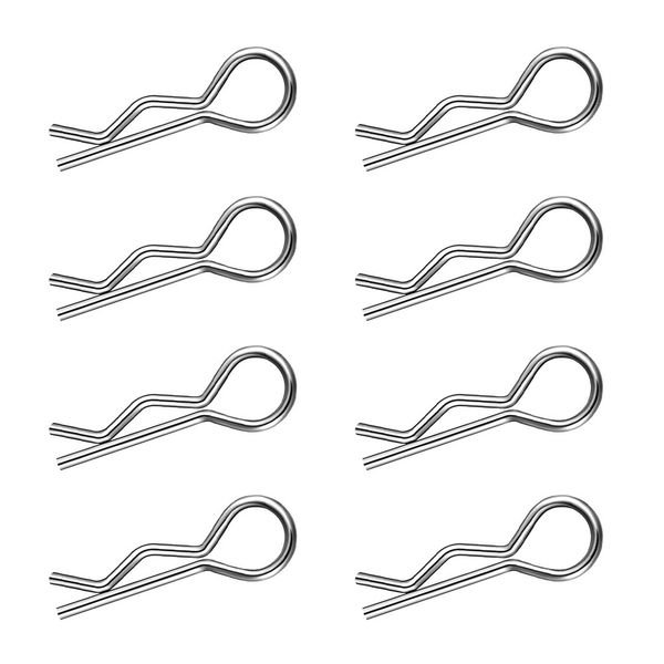 Bronto Karosseriklips Små Sølv (8)