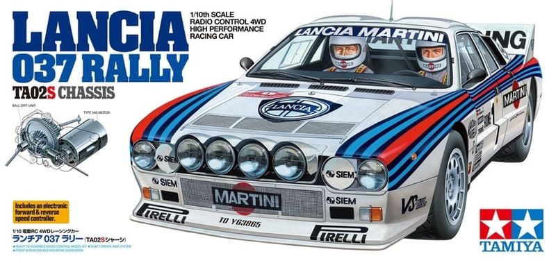 Tamiya 58654 - 1/10 Lancia 037 Rally TA02-S Kit