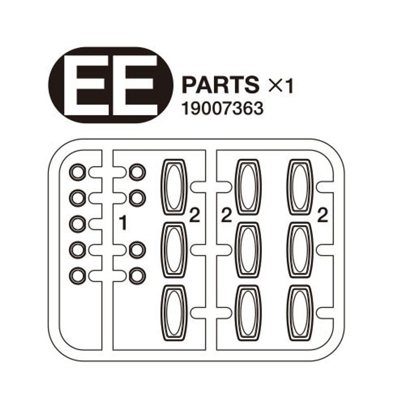 Tamiya 19007363 - EE Parts Lykteglass Ekstralys Scania 770 56368